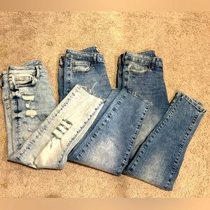 Forever 21 Bundle of 3 jeans size 28, 29 and Med.